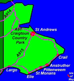 East Fife Map